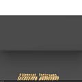 Oval Brownish Yellow Cookies With Dark Spots Neatly Arranged In Two Rows On Gray Background