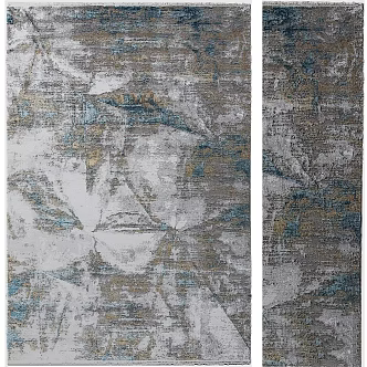 Modern Square Carpet Rug Mat Turkish 3d model