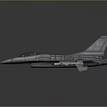 Modern Gray Fighter Jet With Cockpit Aerodynamic Wings And Missiles On Dark Background