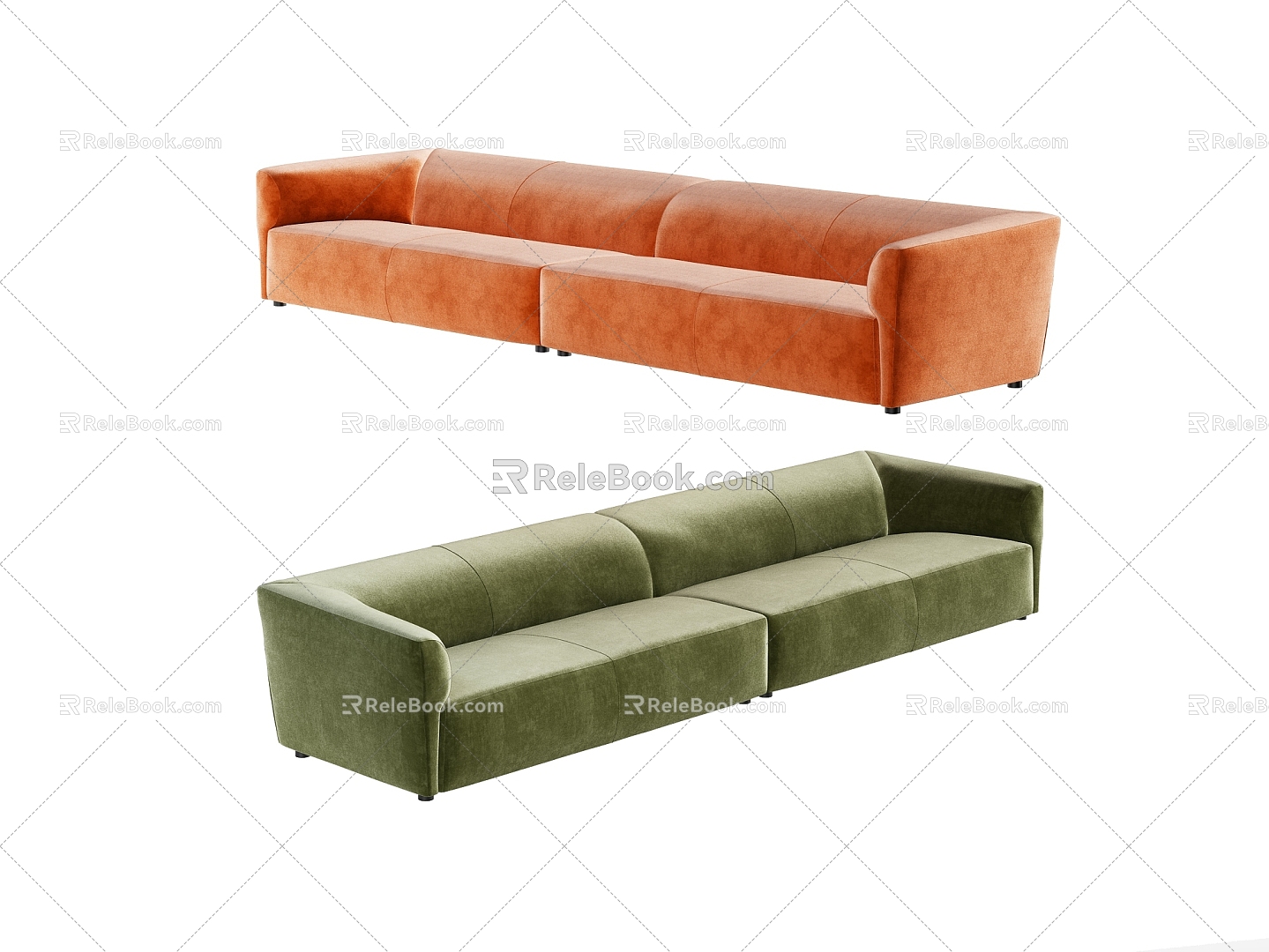 Modern Multiplayer Sofa Gast Sofa Sofa model