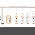 Mall Counter for Orthopedic Underwear with Modern Display Shelves and GAVIN Brand Collection