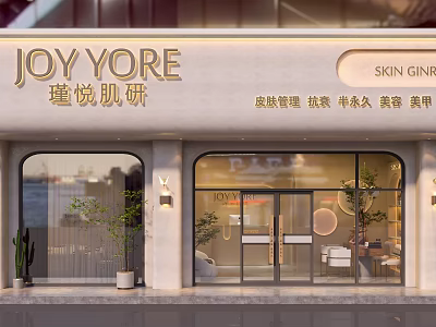 Joy Yore Beauty Hair Salon with Skincare Anti-Aging Semi-Permanent Makeup Manicure Services 3d model