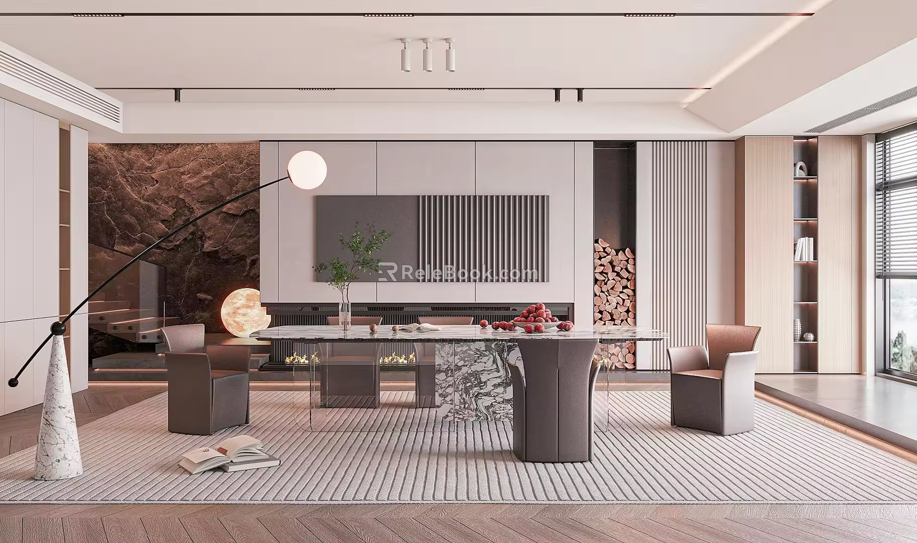 Modern Restaurant 3d model