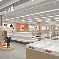 Modern Retail Store Interior With Spacious Layout And Well Arranged Display Shelves