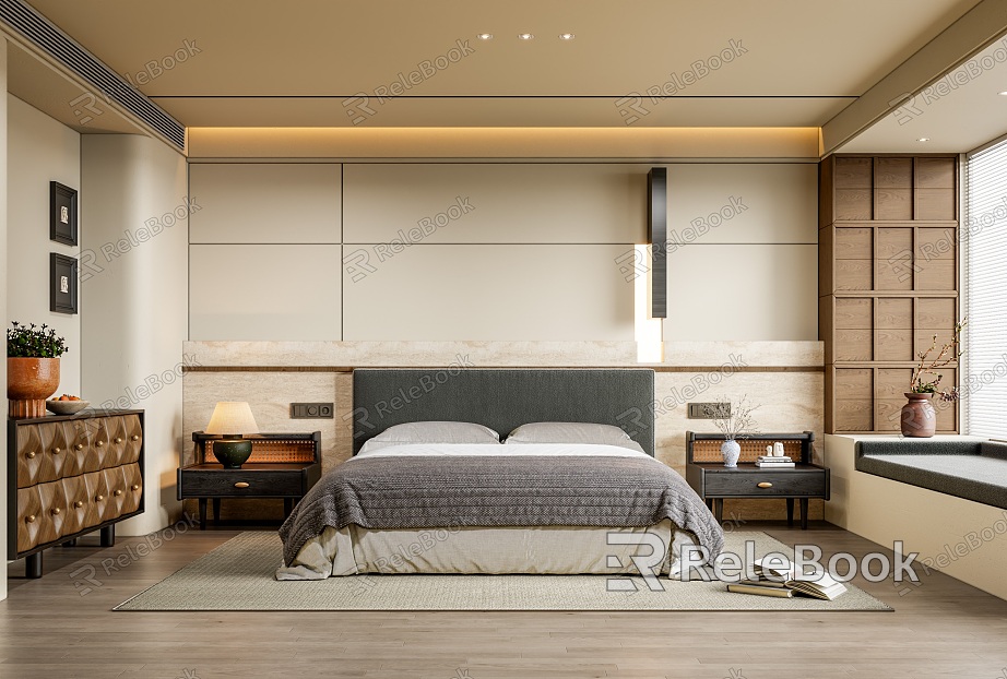 Middle Style Bedroom model