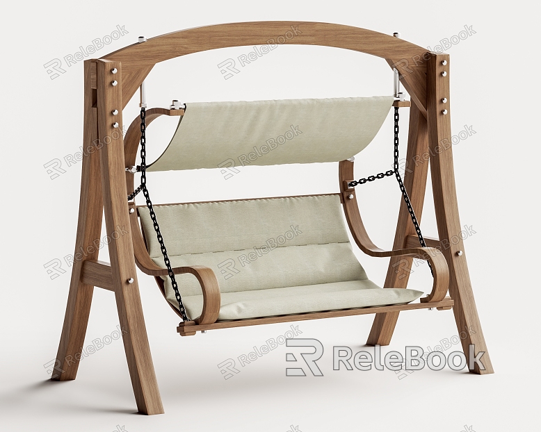 Landscape Swing Chair Rocking Chair Courtyard Swing model