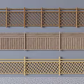 Different Types of Wooden and Bamboo Fences with Lattice and Panel Designs