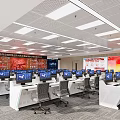 modern command center fire command center 3d model