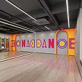 Spacious EOMADANCE Fitness Studio With Mirrored Walls Wooden Flooring And Bright Lighting
