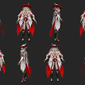 Modern Clown Virtual Characters Evil Clown Anime Characters Comic Virtual Characters 3d model