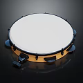 High Quality Wooden Percussion Drum Musical Instrument With Circular White Head And Metal Hardware