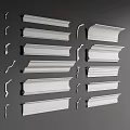 Gypsum Cornice Molding With Various Styles And Designs For Interior Decoration