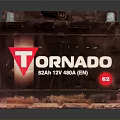 Tornado Car Battery 12V 40Ah EN G2 High Performance Auto Part