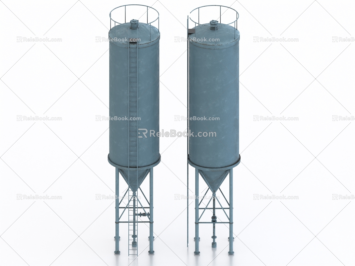 Water Tower Water Storage Tank Water Tank Water Storage Tank Material Warehouse Barrel 3d model