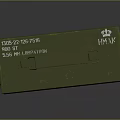 Green Military Storage Box With Handle UN 2216 Label And 1.4 HMAK Markings