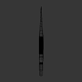 Stainless Steel Tweezers With Black Handle And Anti Slip Grip Fine Pointed Tips