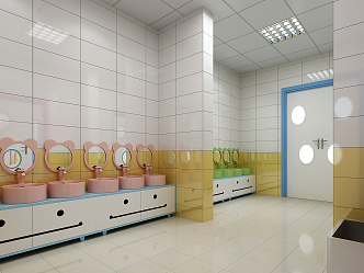 Children's Toilet Modern Toilet 3d model