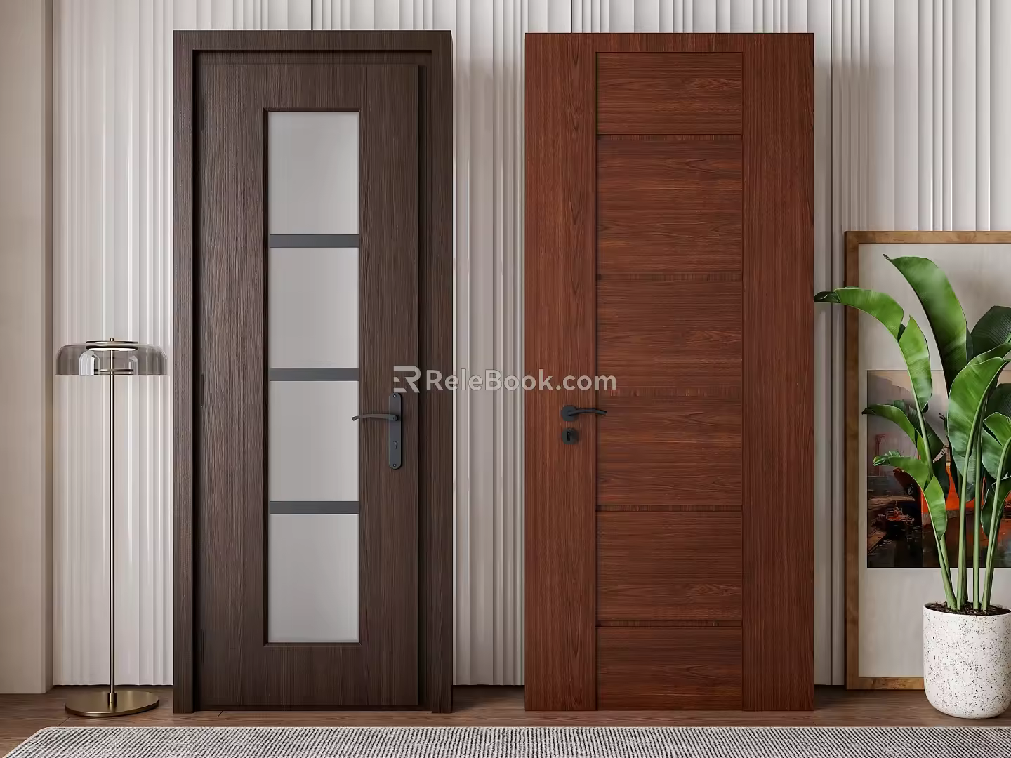 Single door combination 3d model