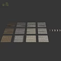 Variety Of Floor Tiles With Diverse Textures And Color Shades