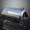 Modern Sci-Fi Equipment Sci-Fi Items Sci-Fi Components High-Tech Components 3d model