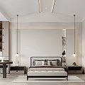 Modern Light Luxury Living And Dining Room With Soft Warm Bright Spacious Interior Design