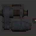 Heavy Duty Industrial Metal Equipment With Control Panel And Hand Wheel Structure