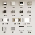 Bathroom Electrical Fixtures Including Heaters LED Lights Drains And Exhaust Fans