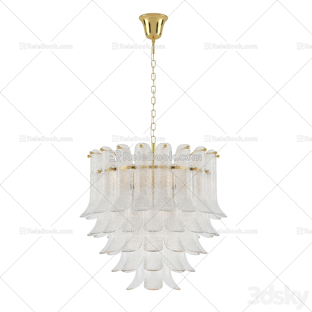 Simple Entry Luxury Chandelier Chandelier Simple Entry Luxury Chandelier 3d model