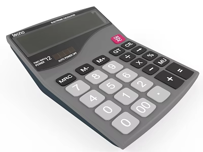 Practical Scientific Calculator With Function Keys Numeric Keys And Clear 3d model