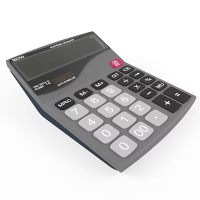 Practical Scientific Calculator With Function Keys Numeric Keys And Clear 3d model