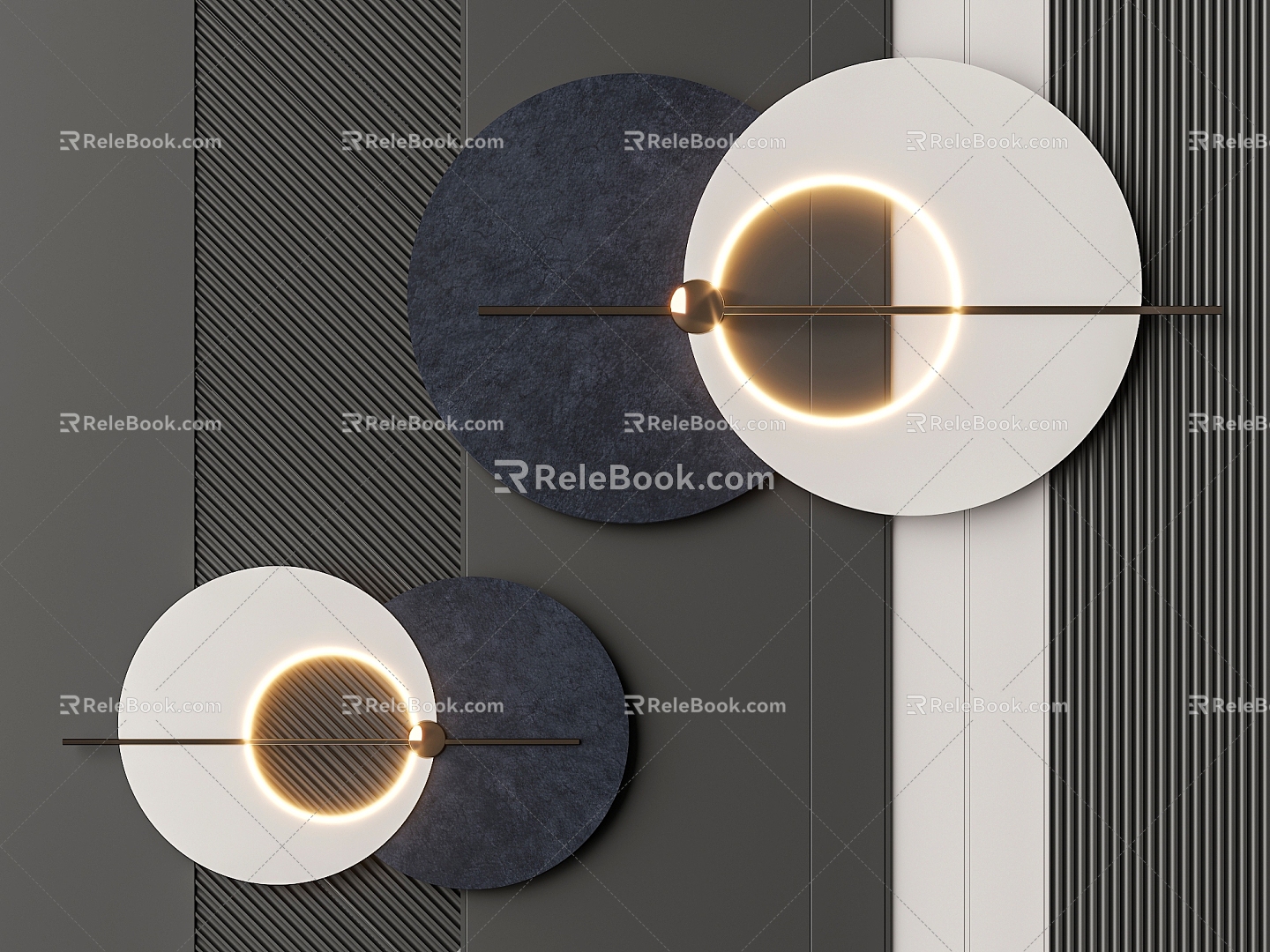 Modern wall decoration wall decoration pendant 3d model