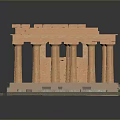 Columns Stone Columns Stone Columns Old Columns Roman Columns Roman Columns Classical Columns Greek Columns 3d model