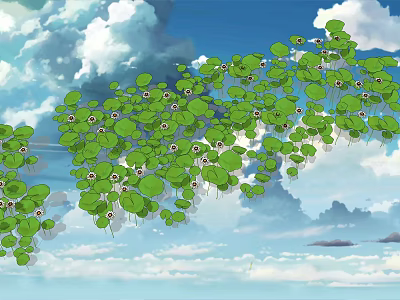 Modern Lotus Wetland Aquatic Landscape Plants Lotus Group Lotus Leaf Water Lotus 3d model