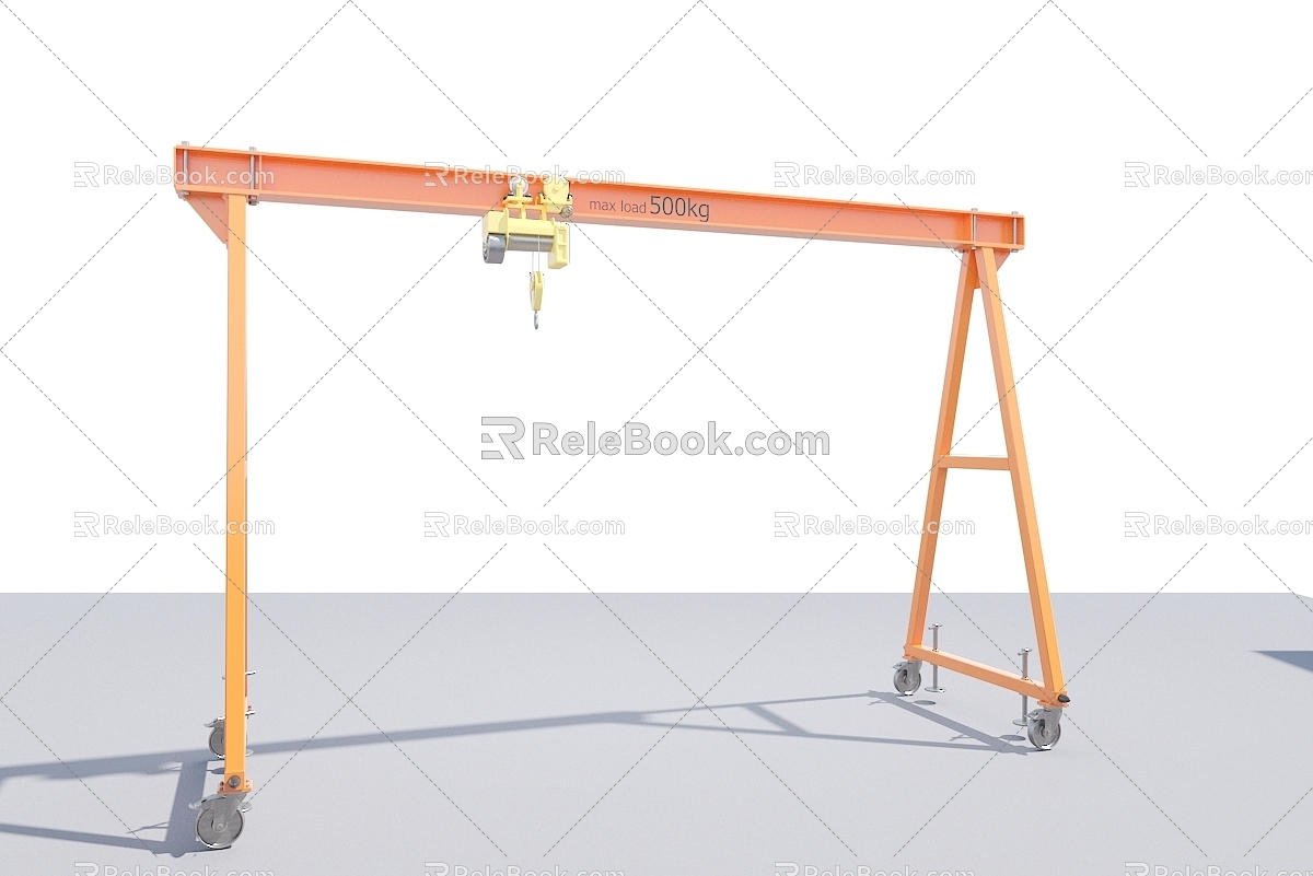 Gantry crane 3d model