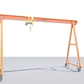 Gantry crane 3d model