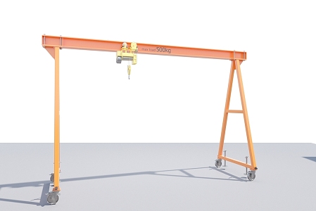 Gantry crane 3d model