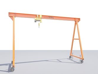 Gantry crane 3d model