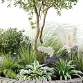 Roadside Facilities With Lush Trees Shrubs And Natural Green Landscape Elements