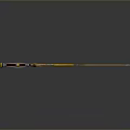 Ornate Decorative Sword Featuring Metallic Blade Colorful Hilt And Reflective Surface Design