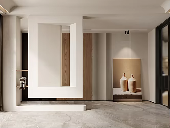 Modern Entrance Simple Decorative Entrance 3d model