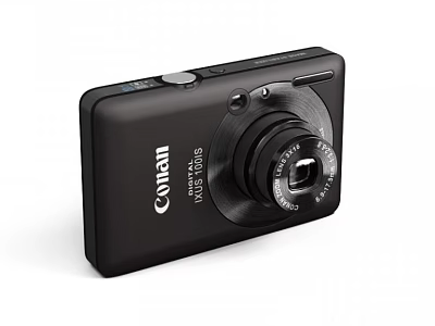 Canon PowerShot ELPH 115 IS Black Compact Digital Camera With Sleek Design 3d model