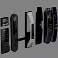 Different Types of Smart Door Locks With Fingerprint Keypad and Camera Features