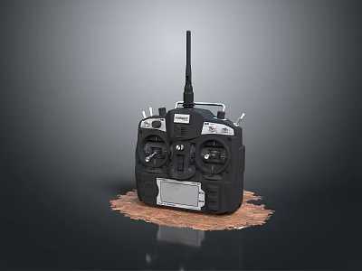 Electronic Drone Remote Controller With Wireless Function LCD Display And Ergonomic Design 3d model