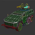 Modern Reconnaissance Vehicle Light Armored Reconnaissance Vehicle Armored Reconnaissance Vehicle 3d model