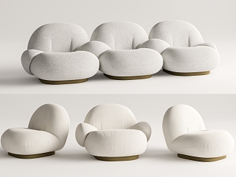 Modern Gubi Combo Sofa 3d model