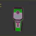 TRON Green Handheld Computer Device With Digital Display Screen And Control Buttons 3d model