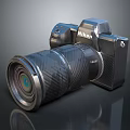 Nikon Professional Digital Camera With Carbon Fiber Lens And Electronic Design