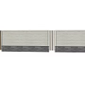 Modern fence large area entity fence sword 3d model