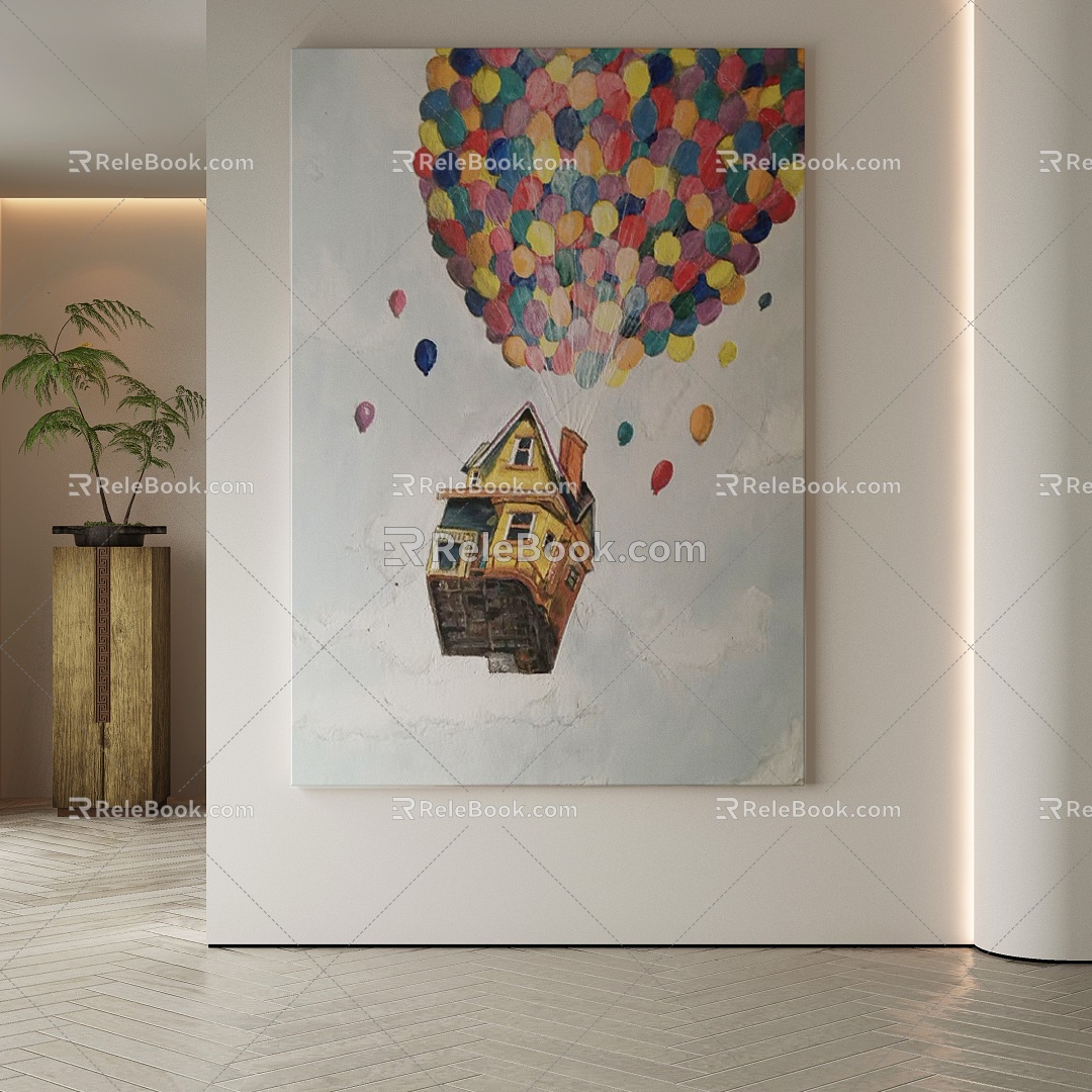 decorative painting 3d model