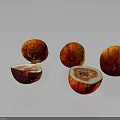 Fresh Whole And Sliced Figs With Red Yellow Color On Dark Background